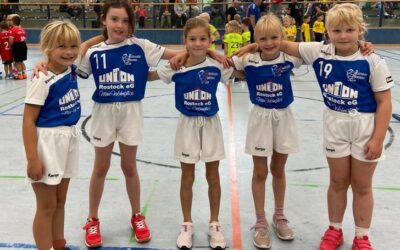 Jüngste Handballerinnen mit erstem Auftritt